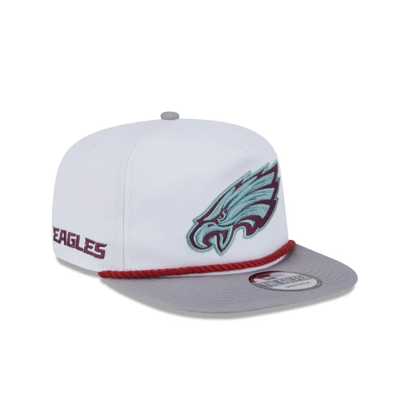 Philadelphia Eagles Optic White Golfer Hat sold by New Era