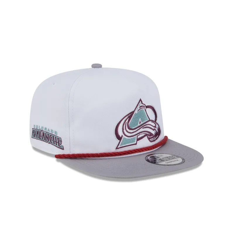 Colorado Avalanche Optic White Golfer Hat sold by New Era