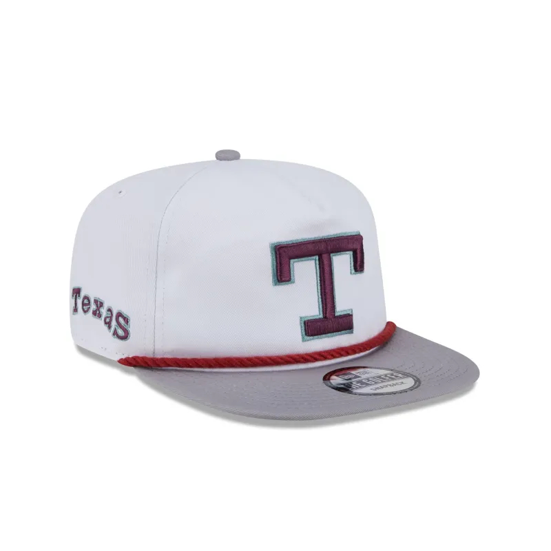 Texas Rangers Optic White Golfer Hat sold by New Era