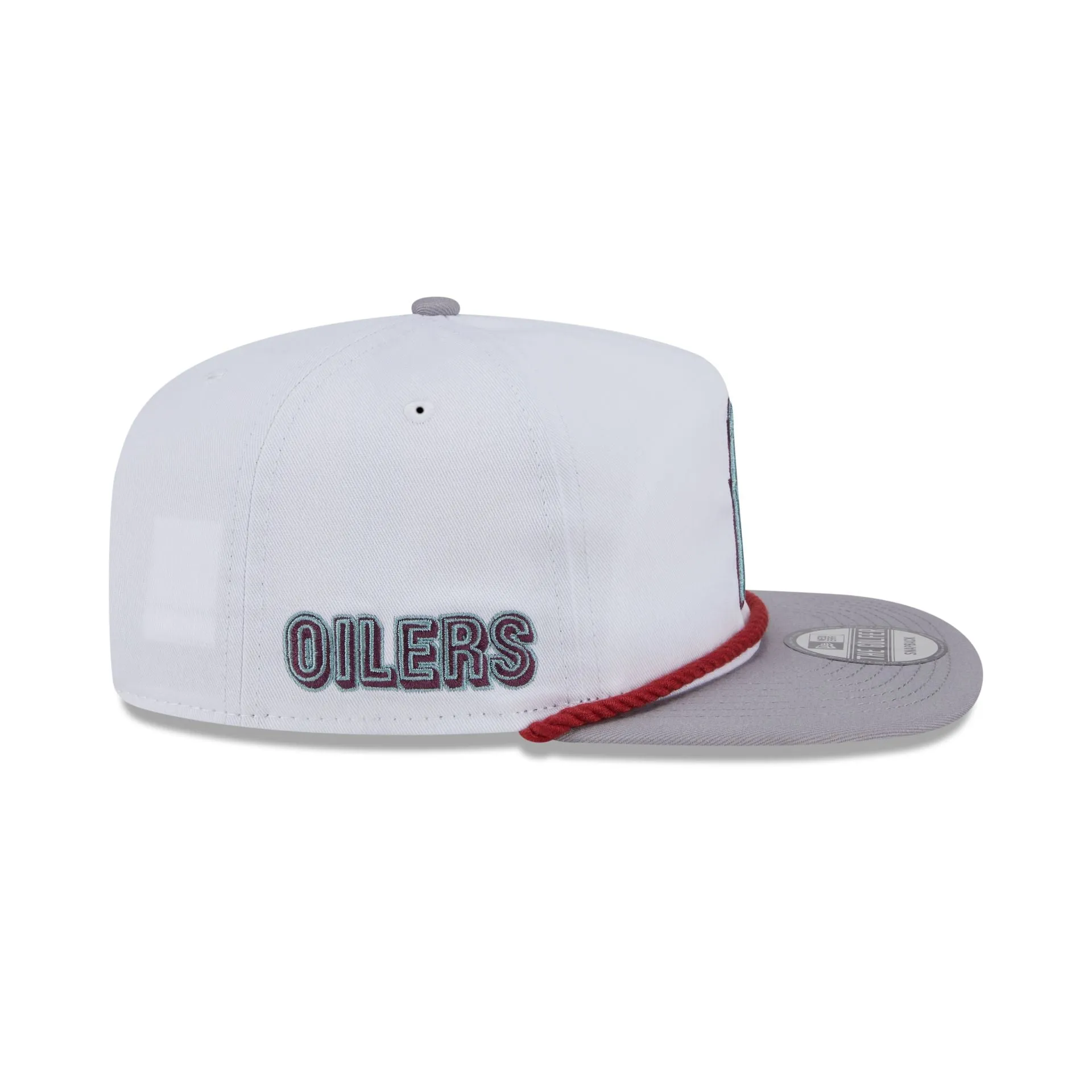 Oilers Optic White Golfer Hat sold by New Era product image thumbnail 4