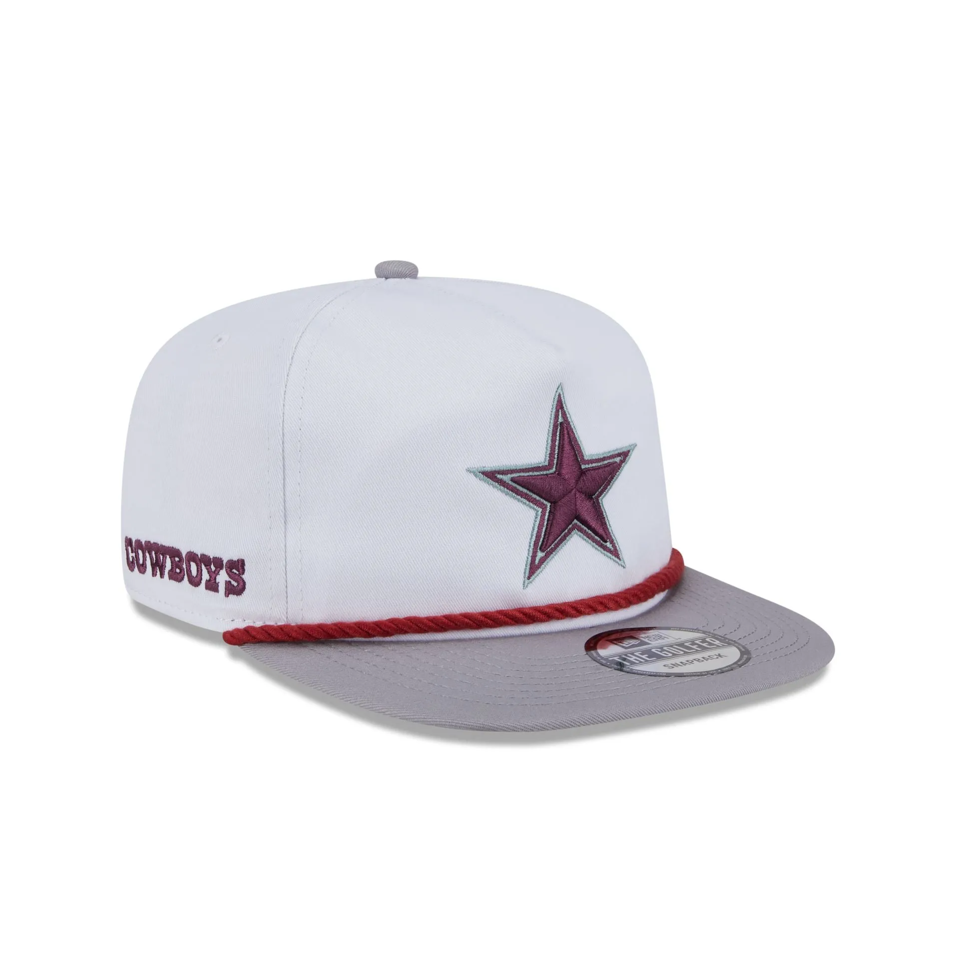 Dallas Cowboys Optic White Golfer Hat sold by New Era