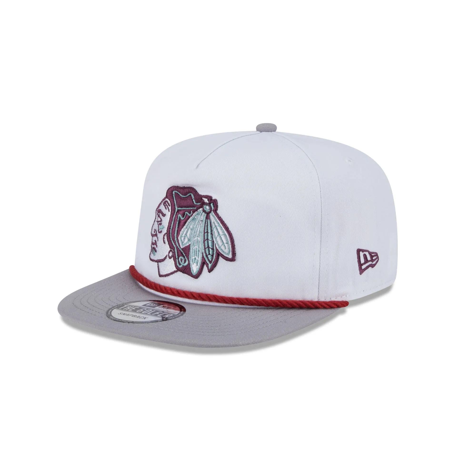 Chicago Blackhawks Optic White Golfer Hat sold by New Era product image thumbnail 3