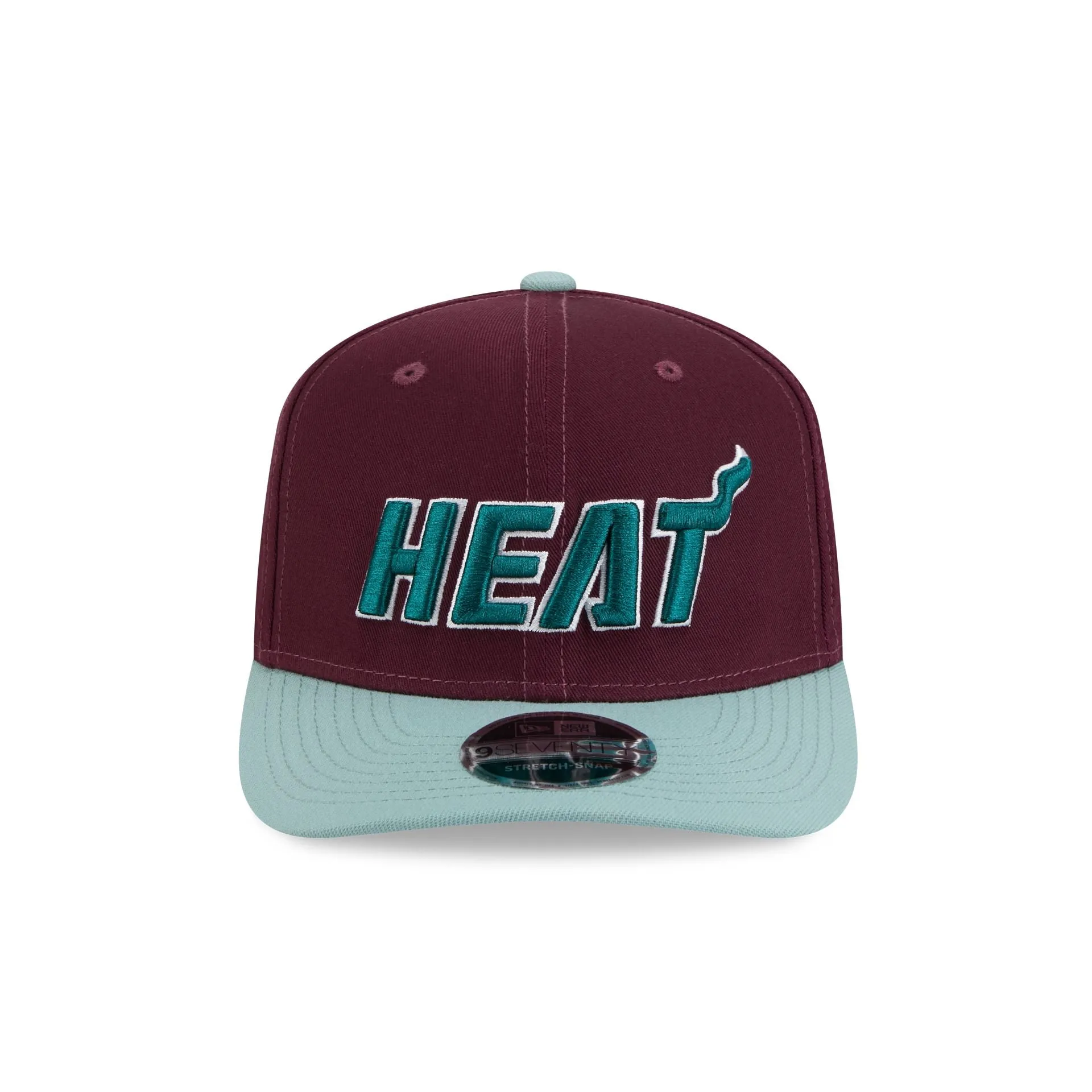 Miami Heat Maroon 9SEVENTY Stretch-Snap Hat sold by New Era product image thumbnail 2