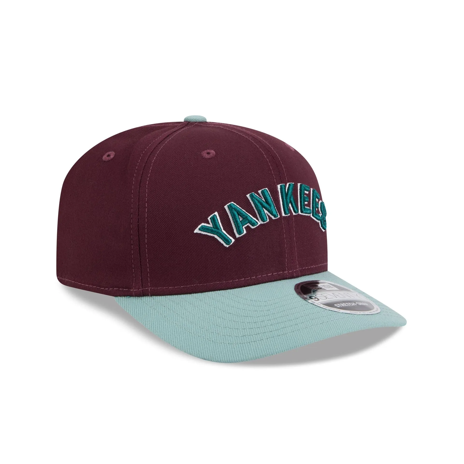 New York Yankees Maroon 9SEVENTY Stretch-Snap Hat sold by New Era product image thumbnail 3