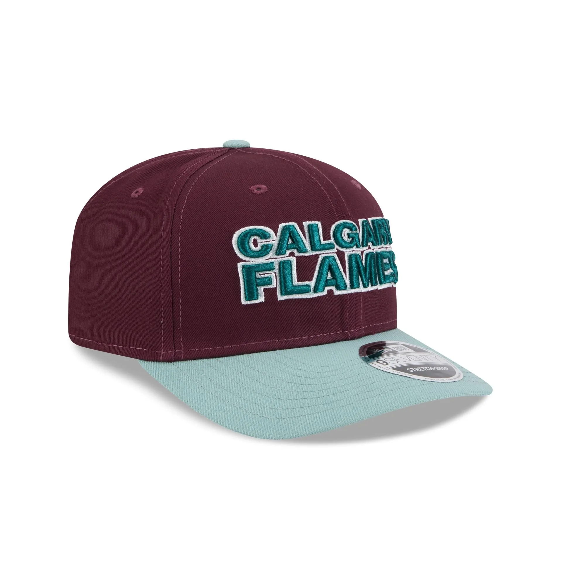 Calgary Flames Maroon 9SEVENTY Stretch-Snap Hat sold by New Era product image thumbnail 3