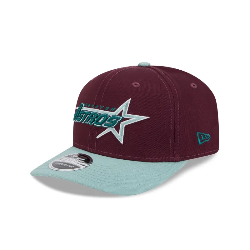 Houston Astros Maroon 9SEVENTY Stretch-Snap Hat sold by New Era