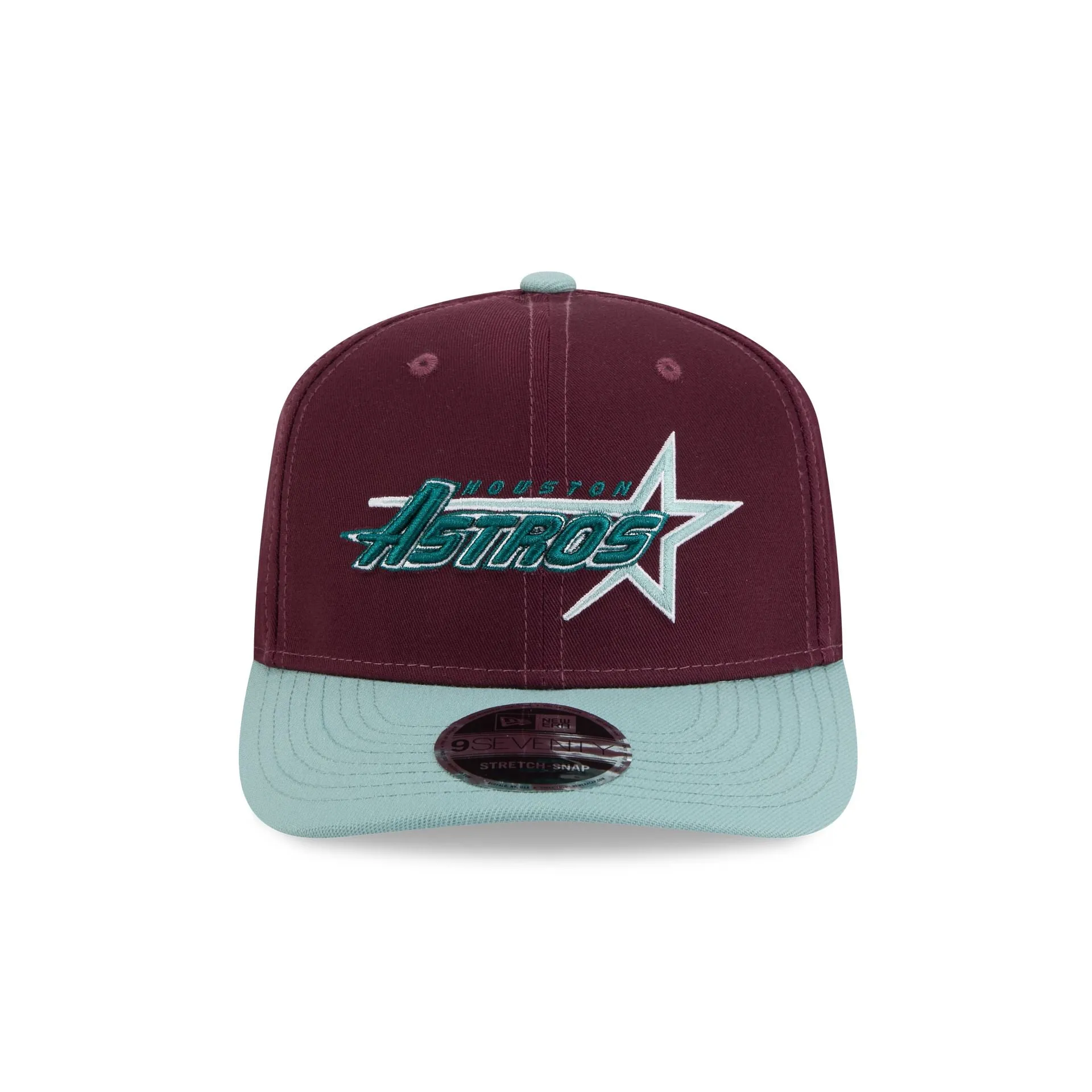 Houston Astros Maroon 9SEVENTY Stretch-Snap Hat sold by New Era product image thumbnail 2