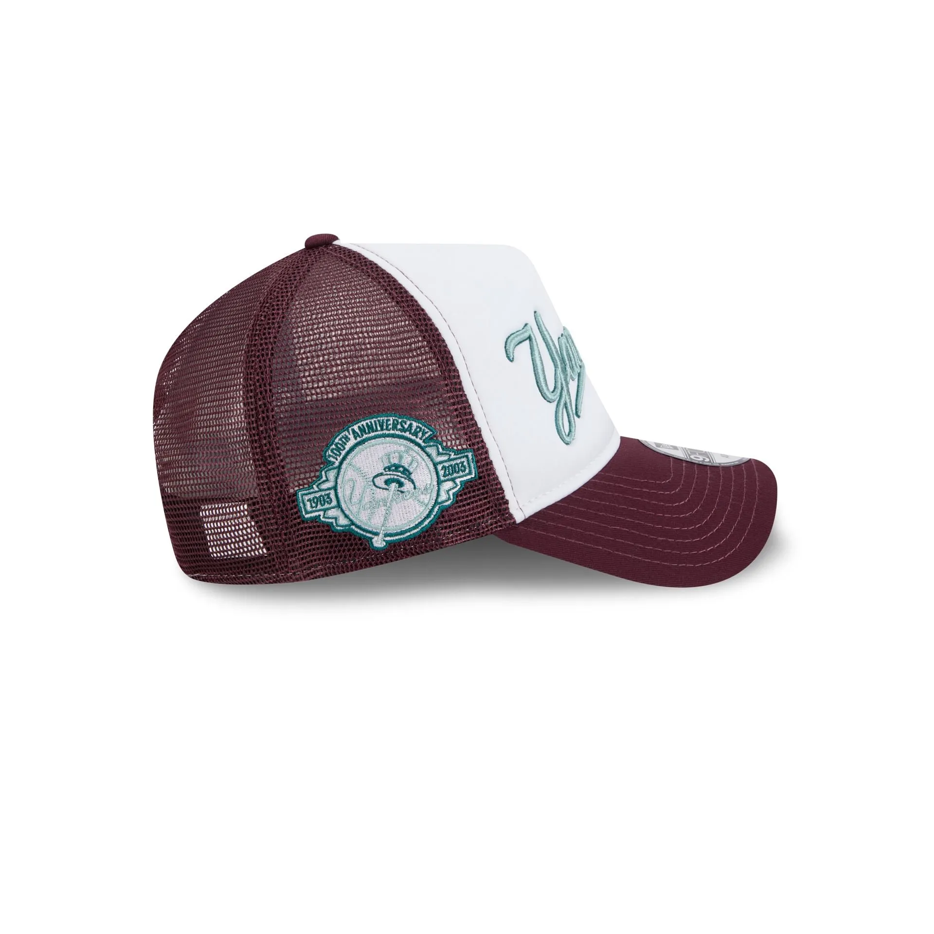 New York Yankees Optic White 9FORTY A-Frame Snapback Hat sold by New Era product image thumbnail 4