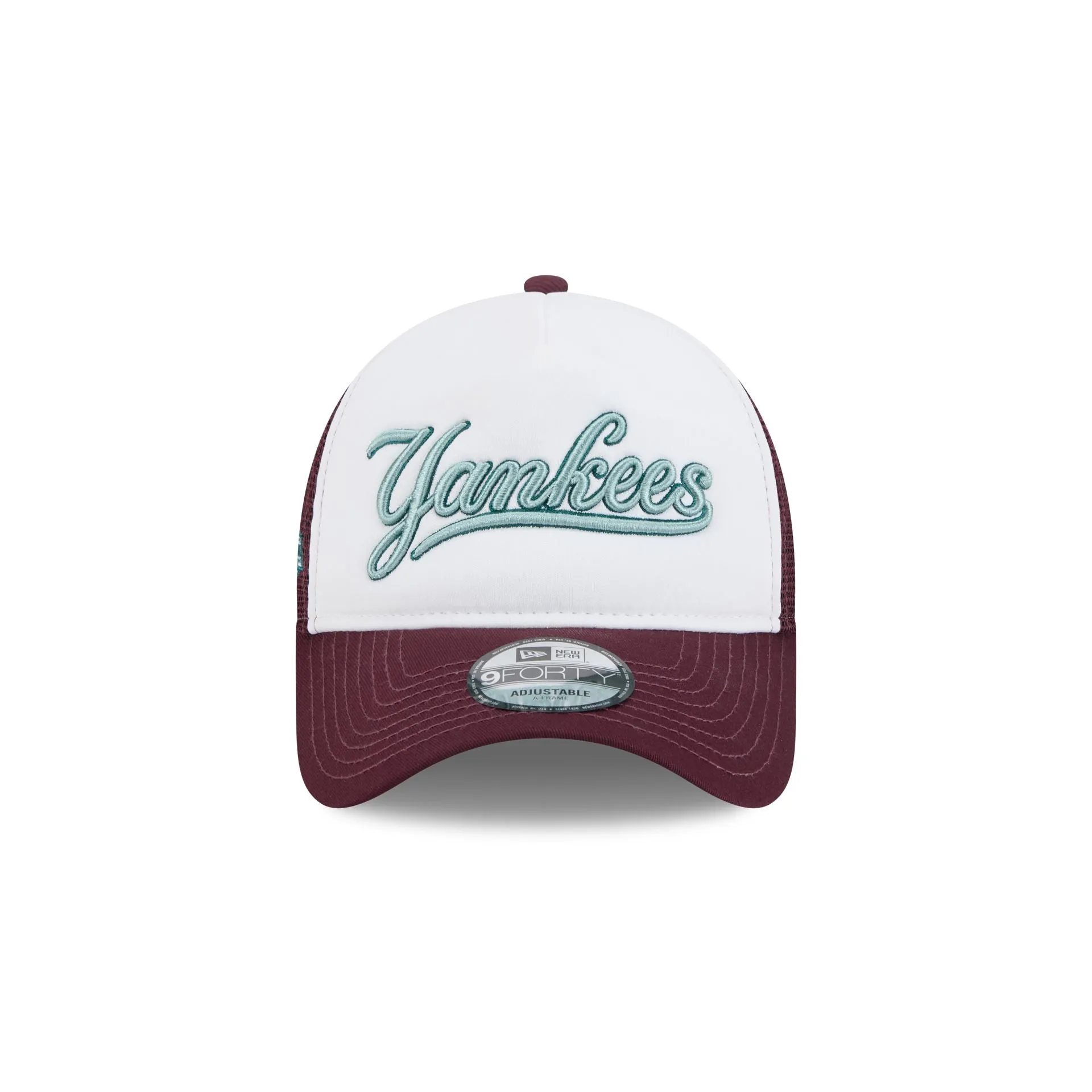 New York Yankees Optic White 9FORTY A-Frame Snapback Hat sold by New Era product image thumbnail 2