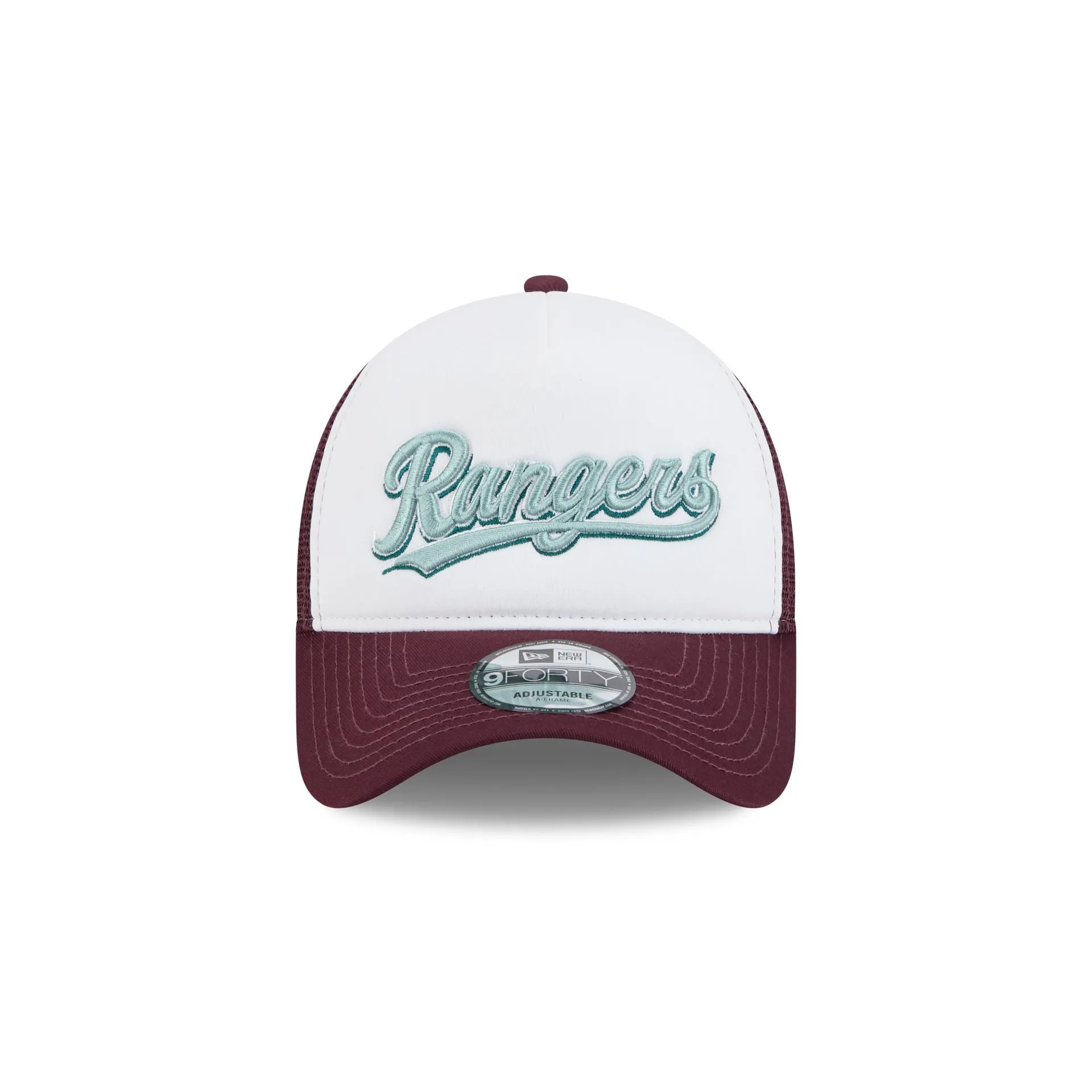 Texas Rangers Optic White 9FORTY A-Frame Snapback Hat sold by New Era product image thumbnail 2