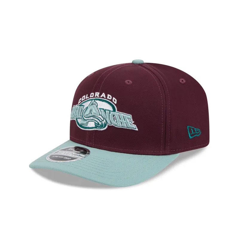 Colorado Avalanche Maroon 9SEVENTY Stretch-Snap Hat sold by New Era