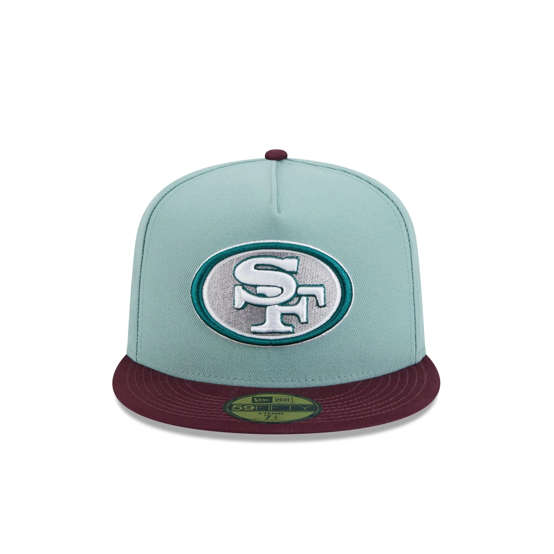 San Francisco 49ers Beach Kiss Blue 59FIFTY A-Frame Fitted Hat sold by New Era product image thumbnail 2