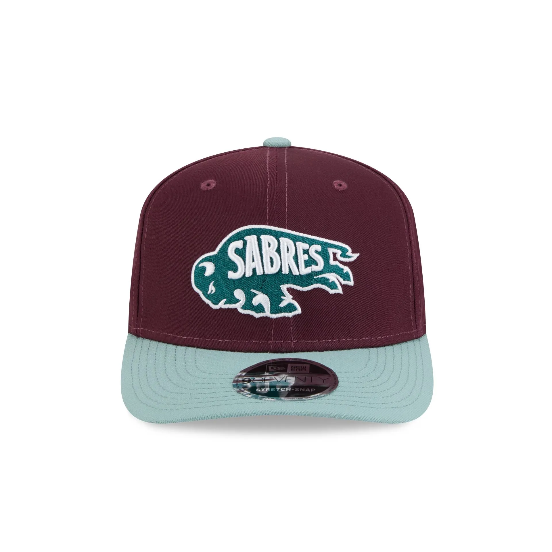 Buffalo Sabres Maroon 9SEVENTY Stretch-Snap Hat sold by New Era product image thumbnail 2