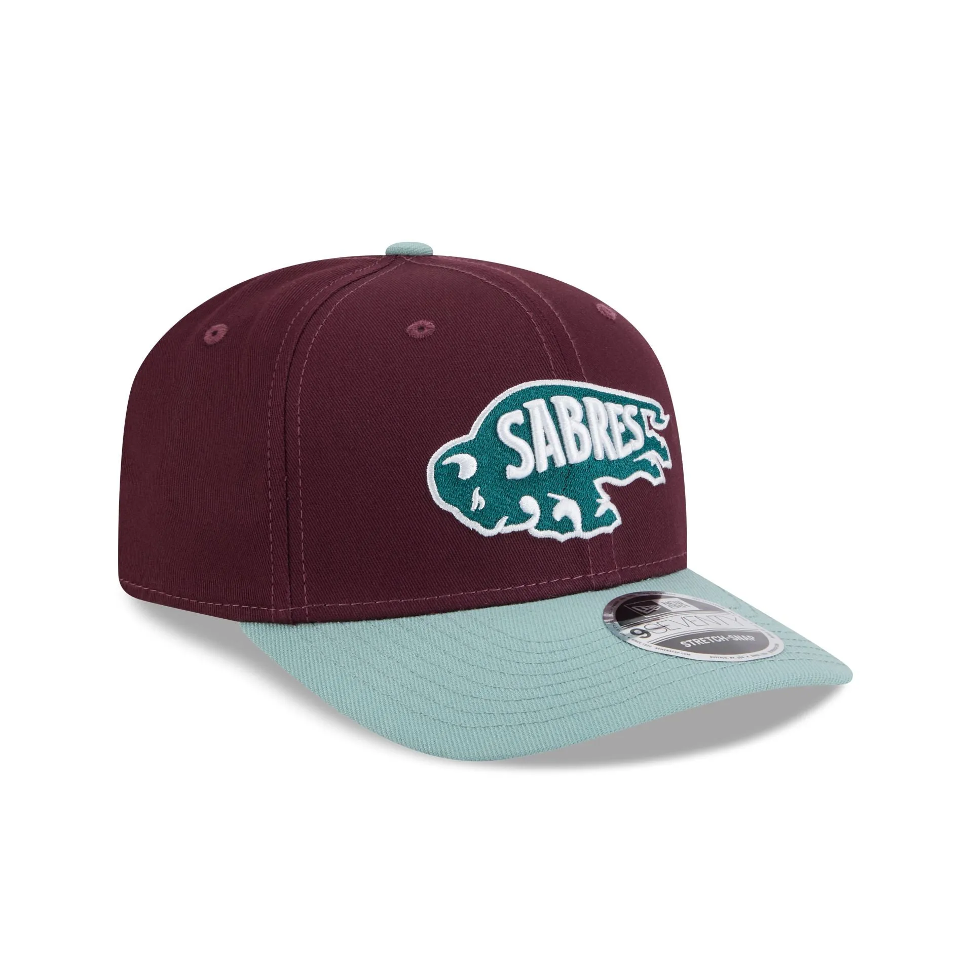 Buffalo Sabres Maroon 9SEVENTY Stretch-Snap Hat sold by New Era product image thumbnail 3