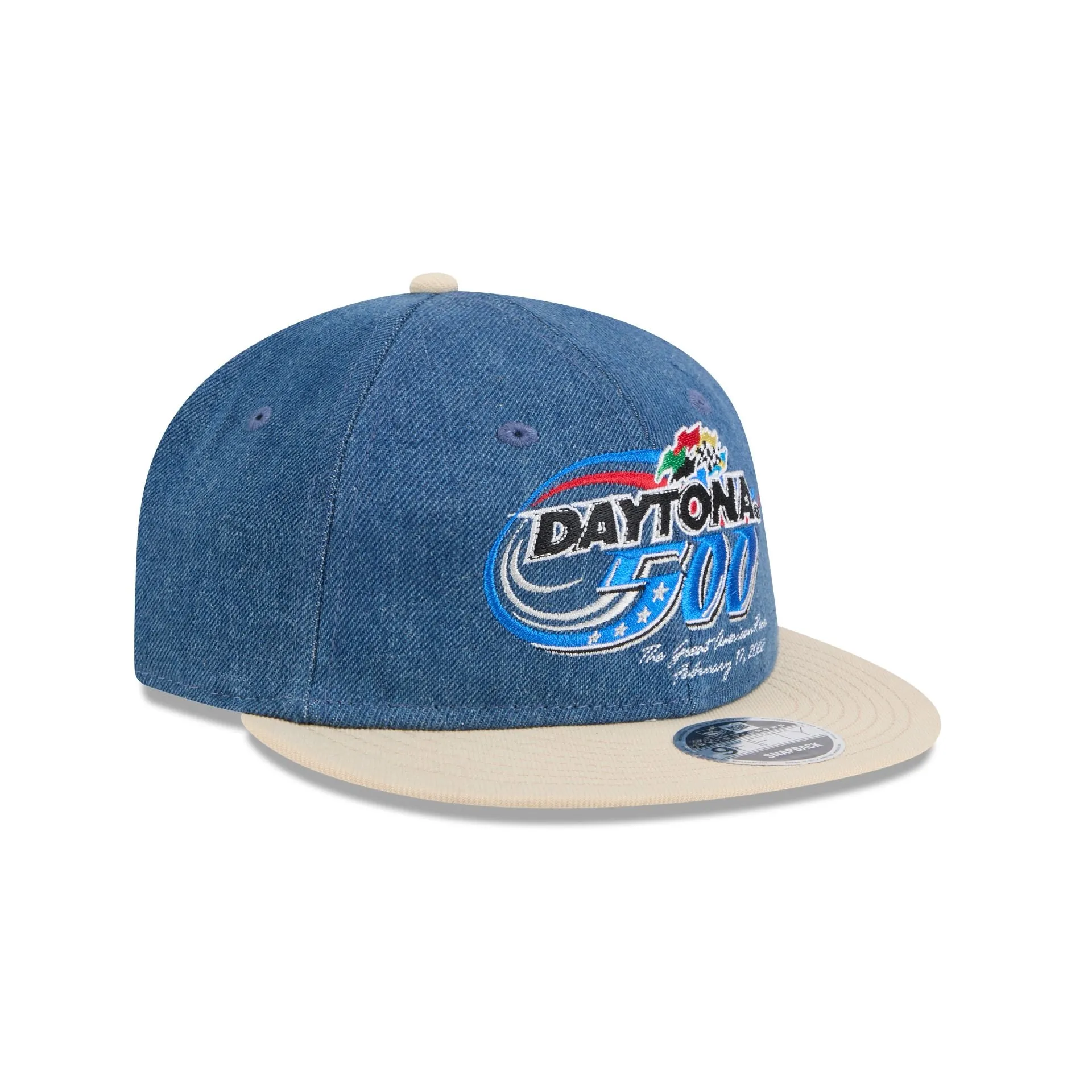 NASCAR Daytona® 500 Denim Retro Crown 9FIFTY Adjustable Hat sold by New Era product image thumbnail 3