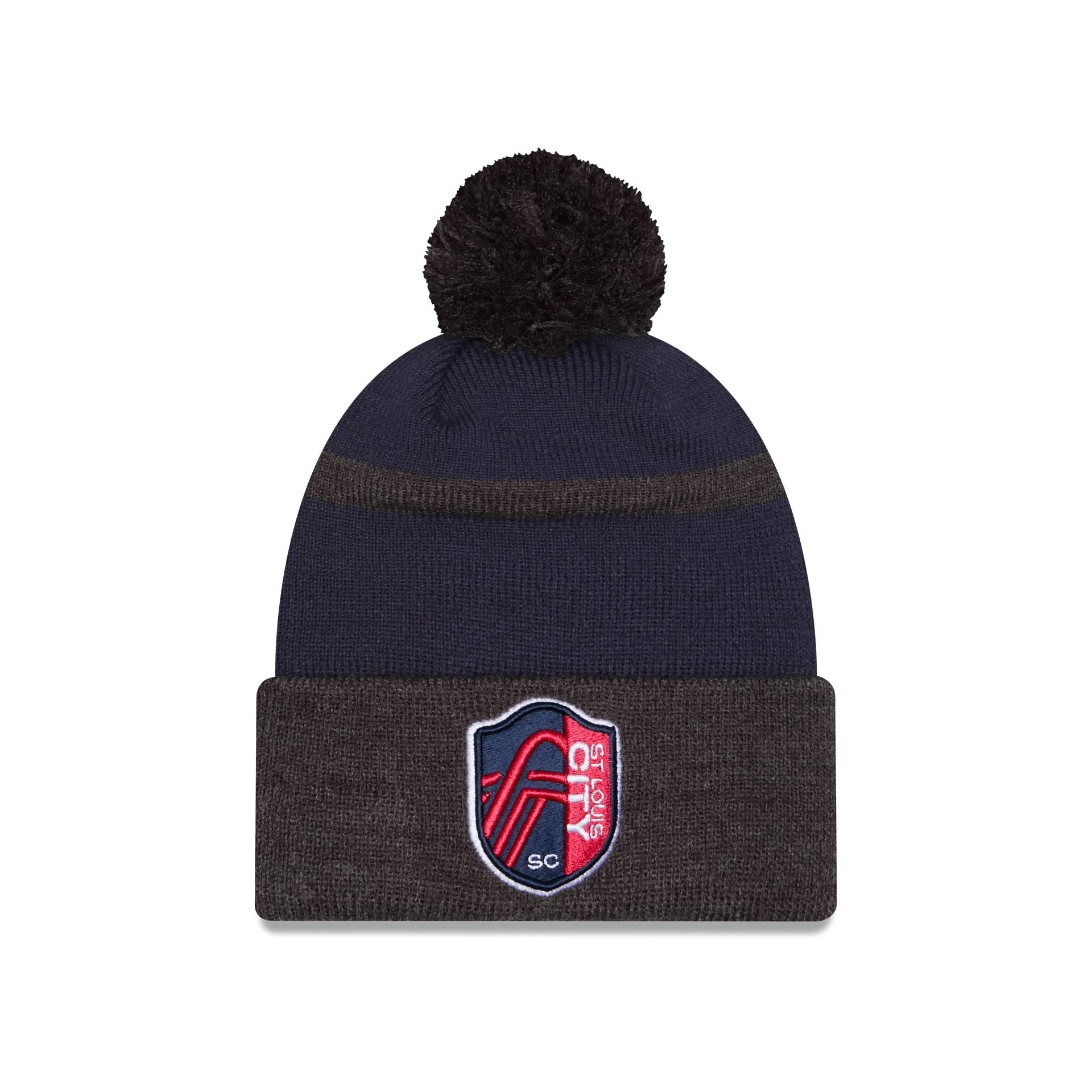 St. Louis City SC 2025 MLS Kickoff Pom Knit Hat sold by New Era