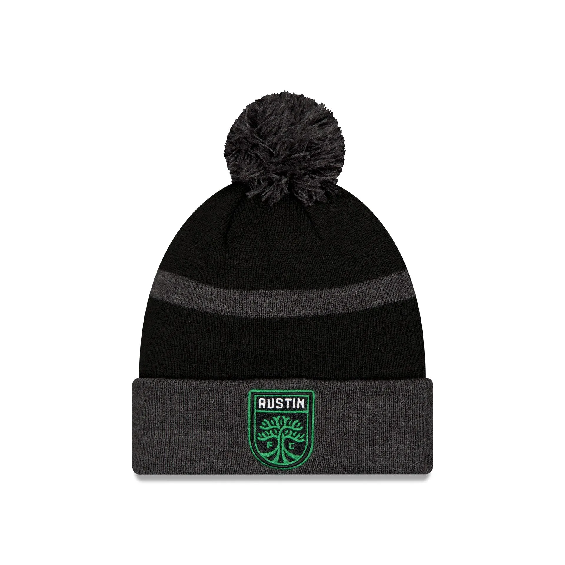 Austin FC 2025 MLS Kickoff Pom Knit Hat sold by New Era