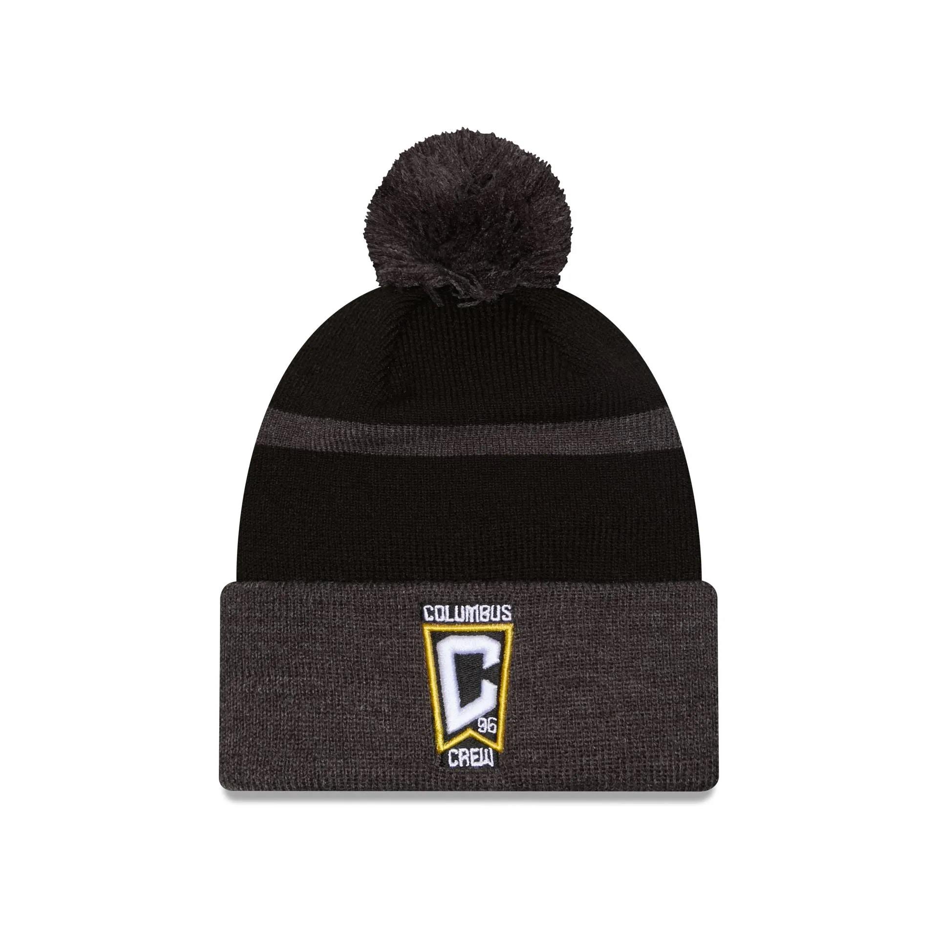 Columbus Crew 2025 MLS Kickoff Pom Knit Hat sold by New Era