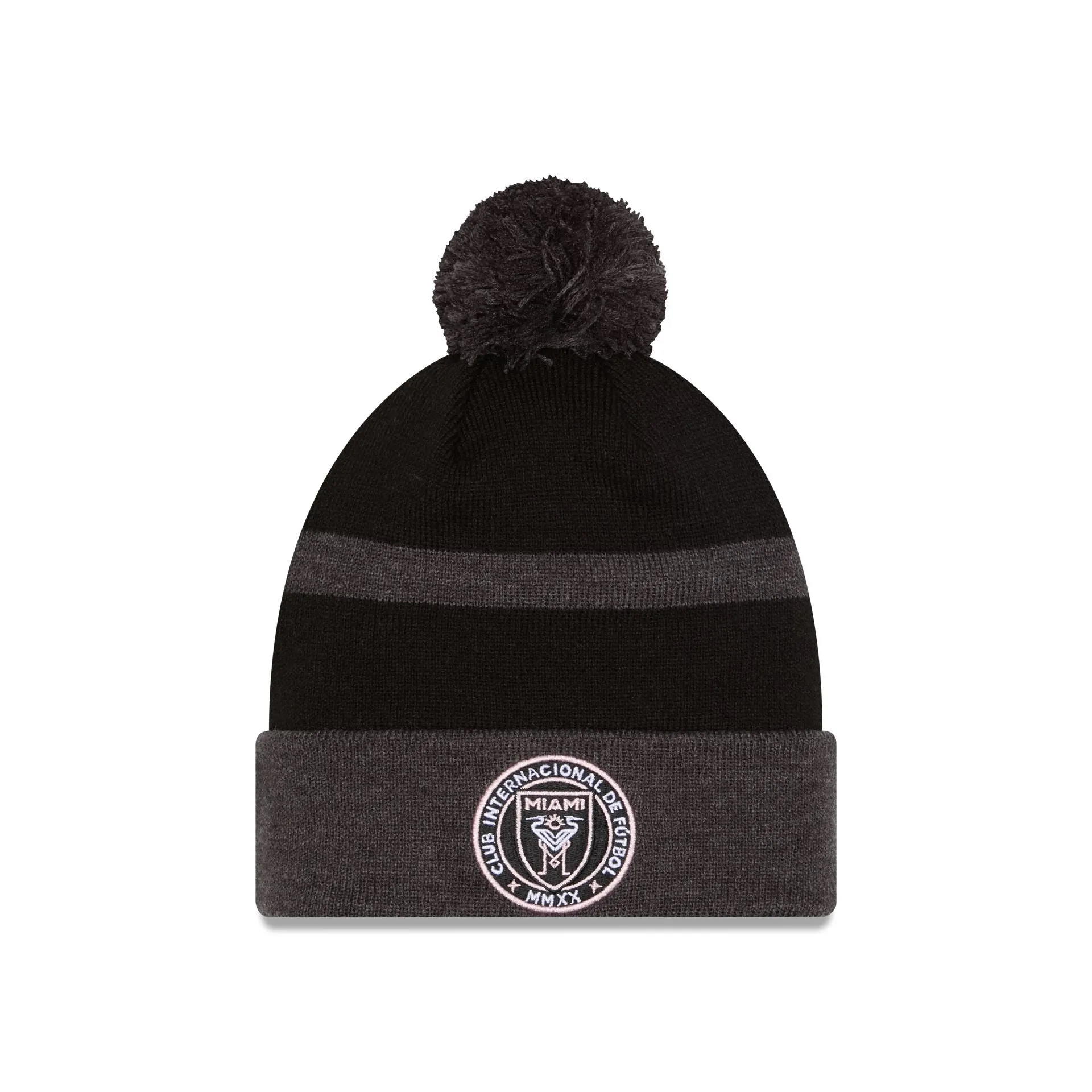 Inter Miami 2025 MLS Kickoff Pom Knit Hat sold by New Era