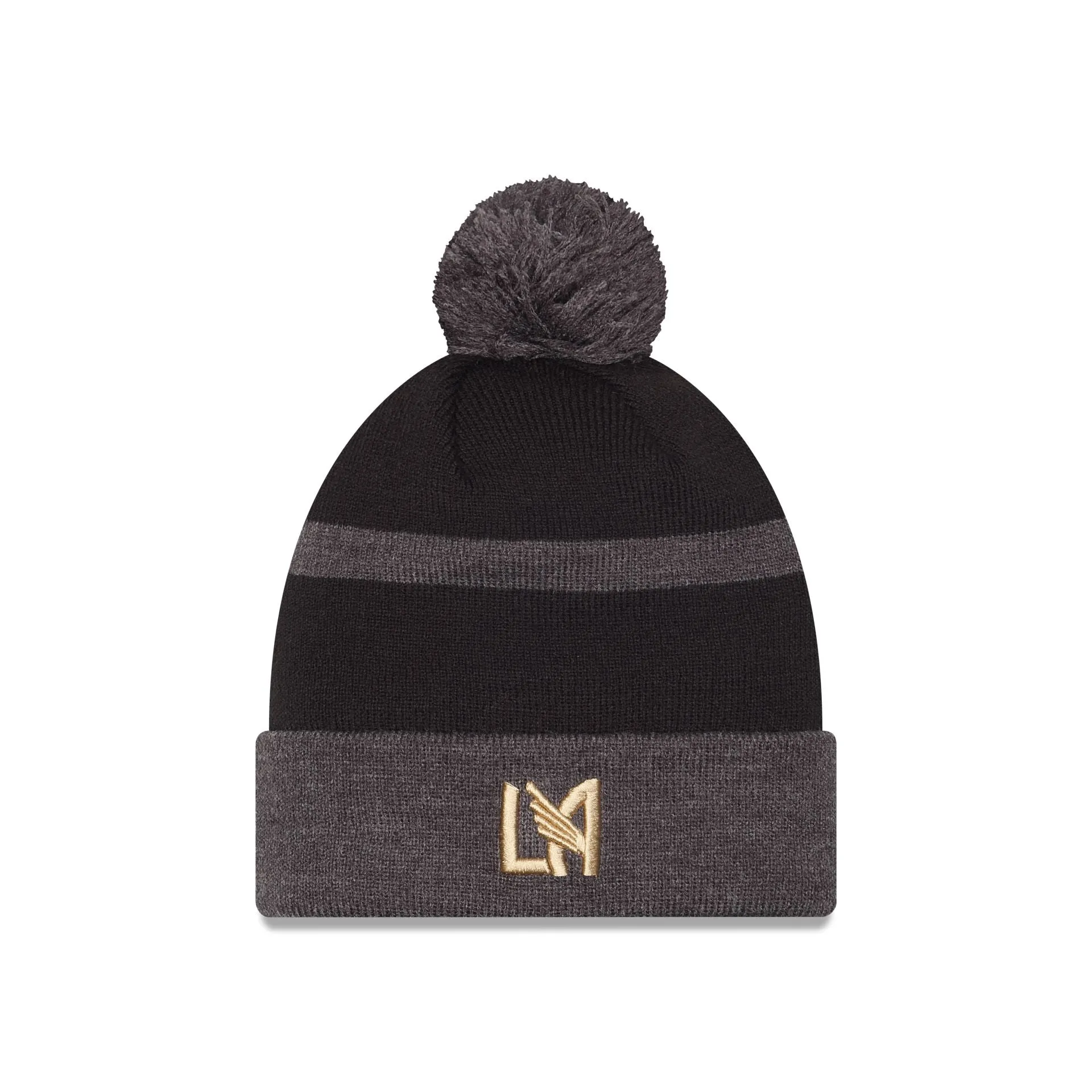 Los Angeles FC 2025 MLS Kickoff Pom Knit Hat sold by New Era