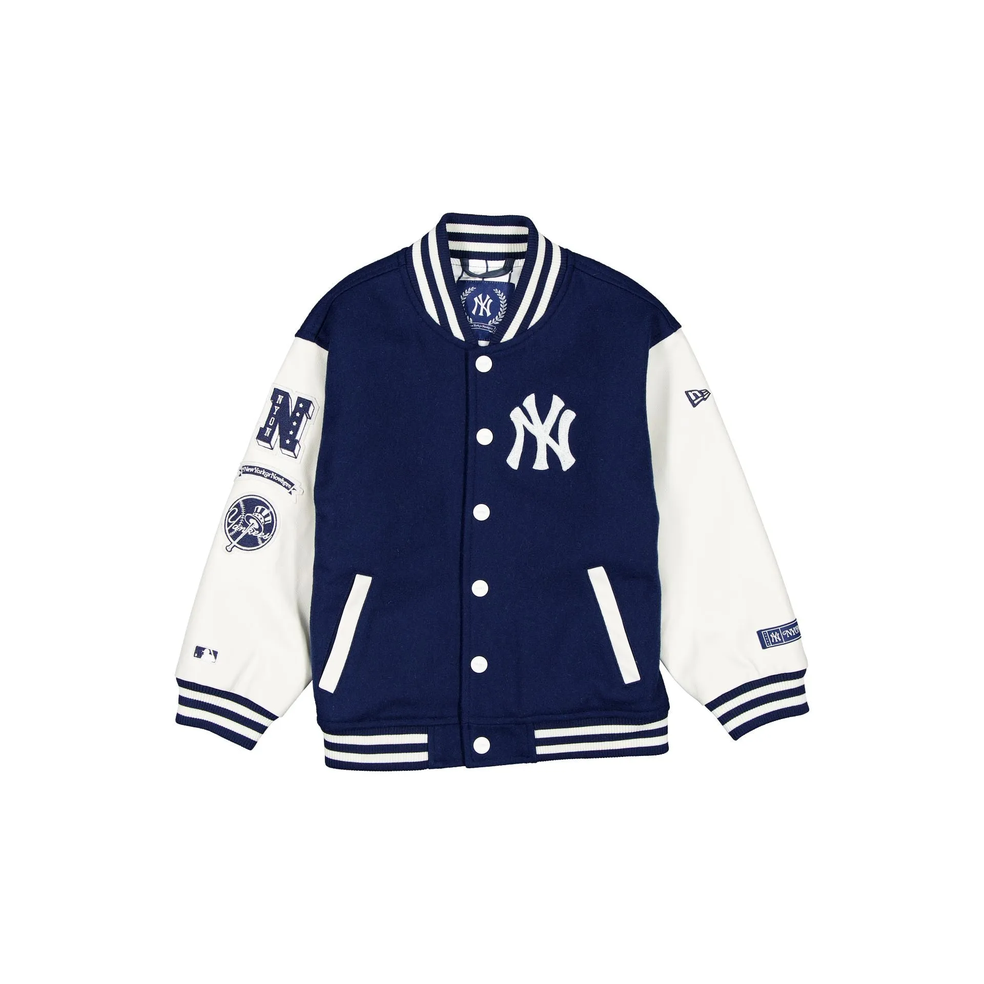 New York or Nowhere x New York Yankees Navy Youth Jacket sold by New Era