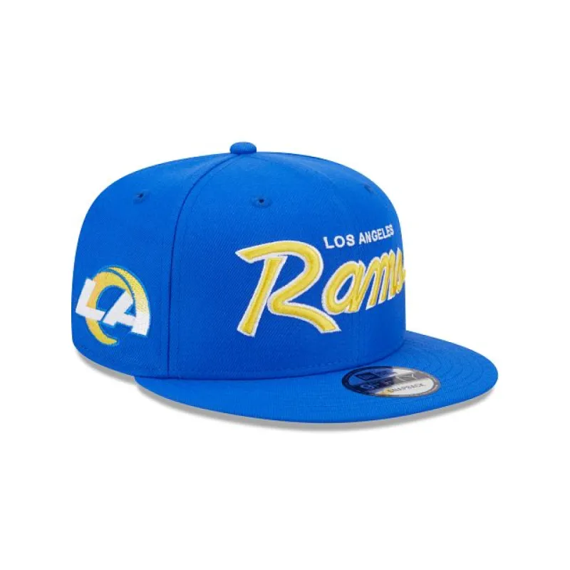 Los Angeles Rams Script 9FIFTY Snapback Hat sold by New Era