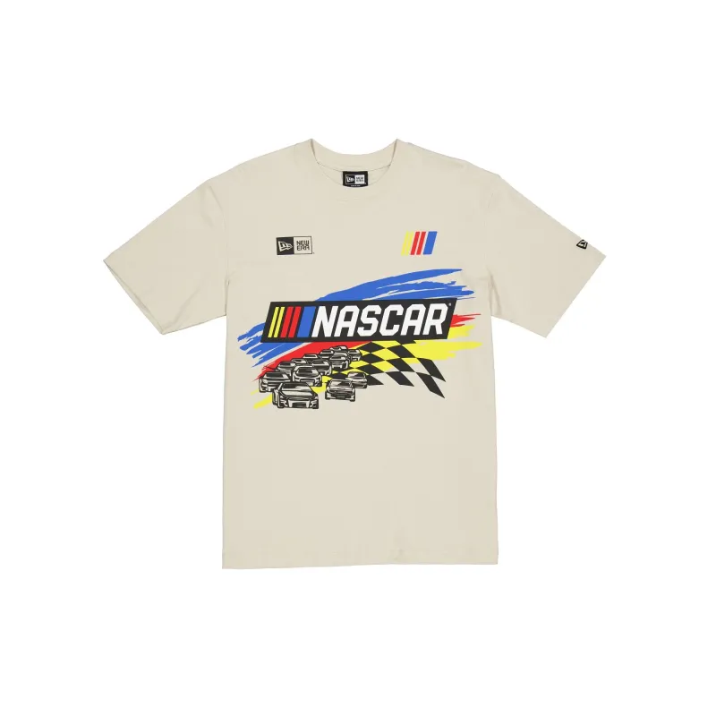 NASCAR Modern Speed White Long Sleeve T-Shirt sold by New Era