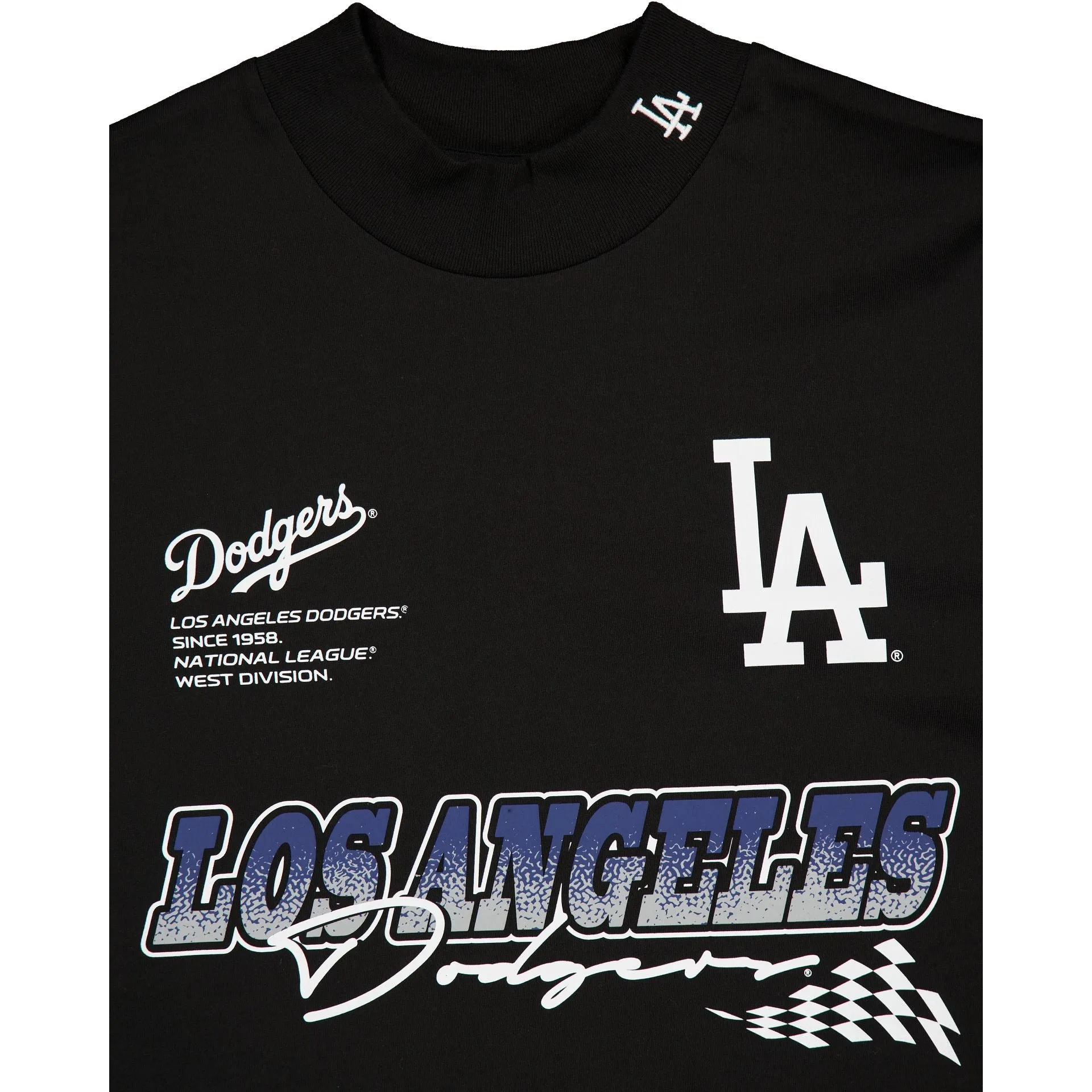 Los Angeles Dodgers Modern Speed Black Long Sleeve T-Shirt sold by New Era product image thumbnail 3
