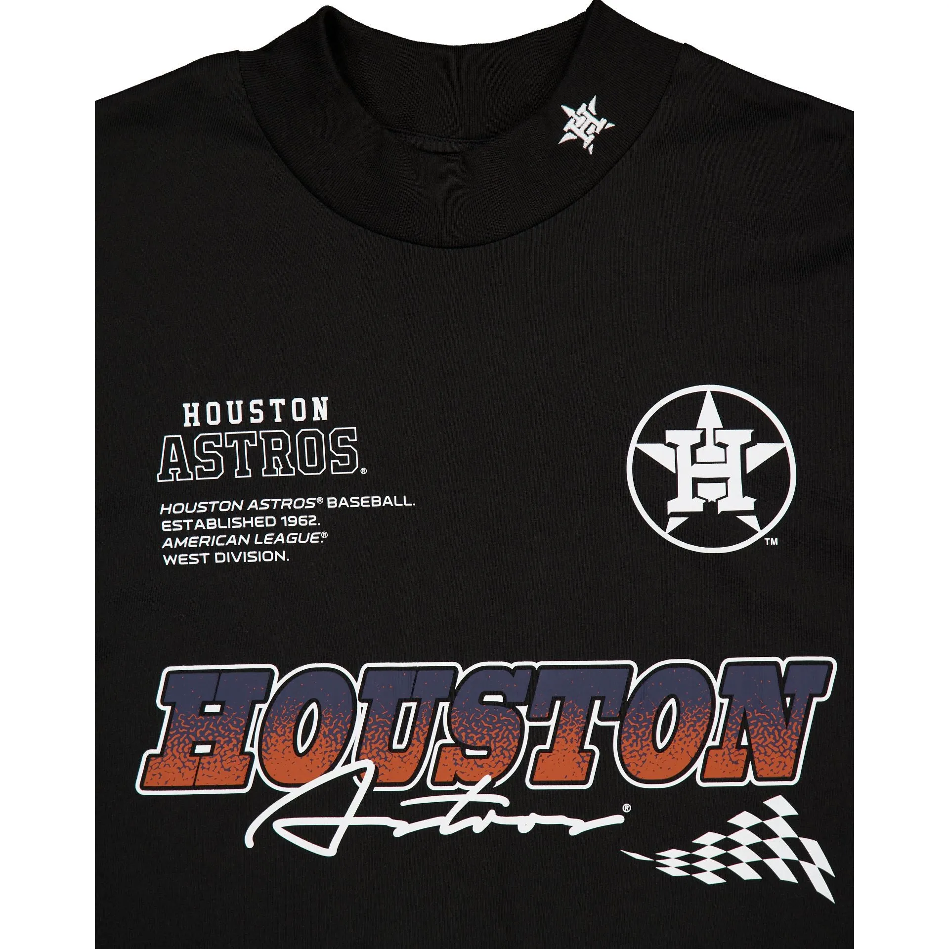 Houston Astros Modern Speed Black Long Sleeve T-Shirt sold by New Era product image thumbnail 3