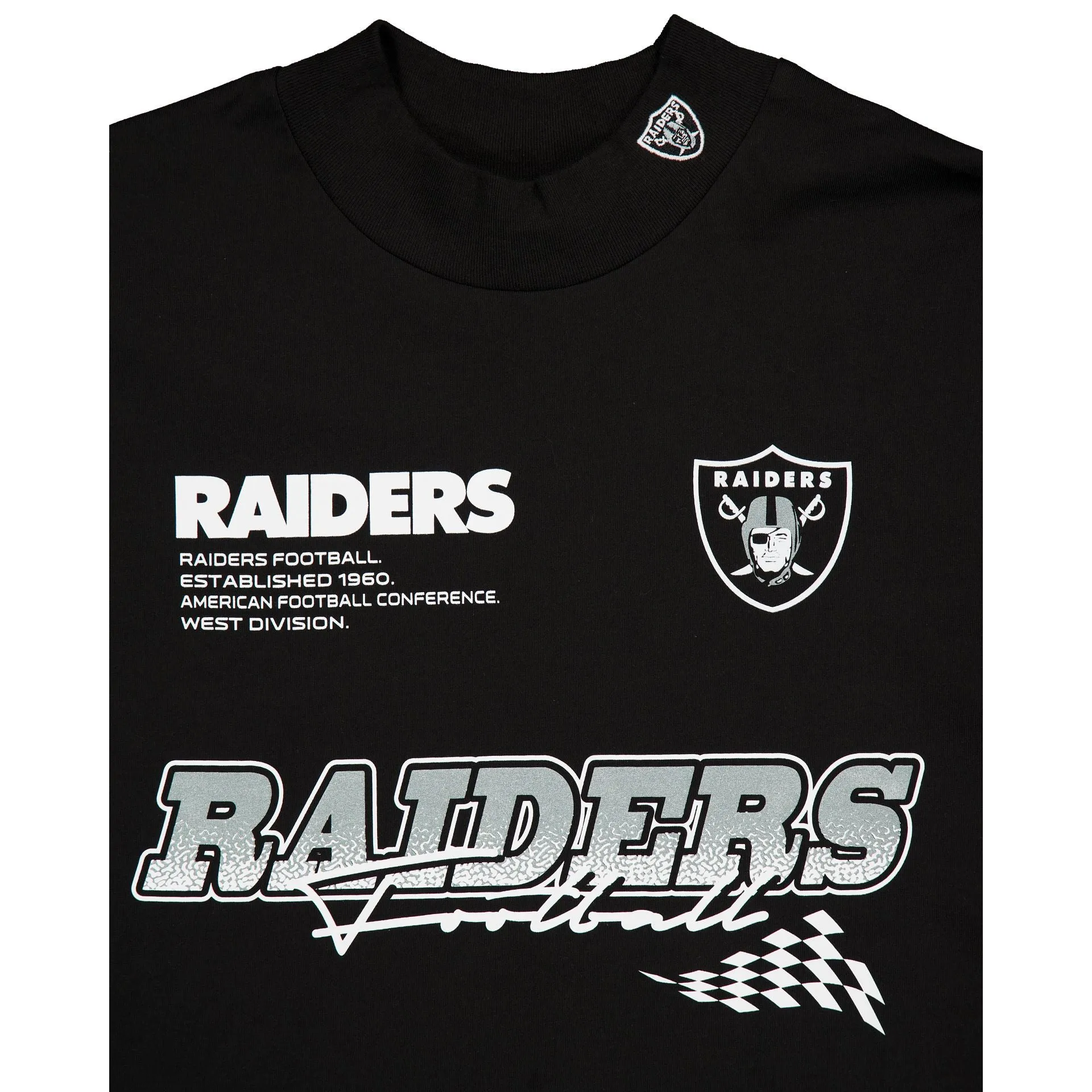 Las Vegas Raiders Modern Speed Black Long Sleeve T-Shirt sold by New Era product image thumbnail 3