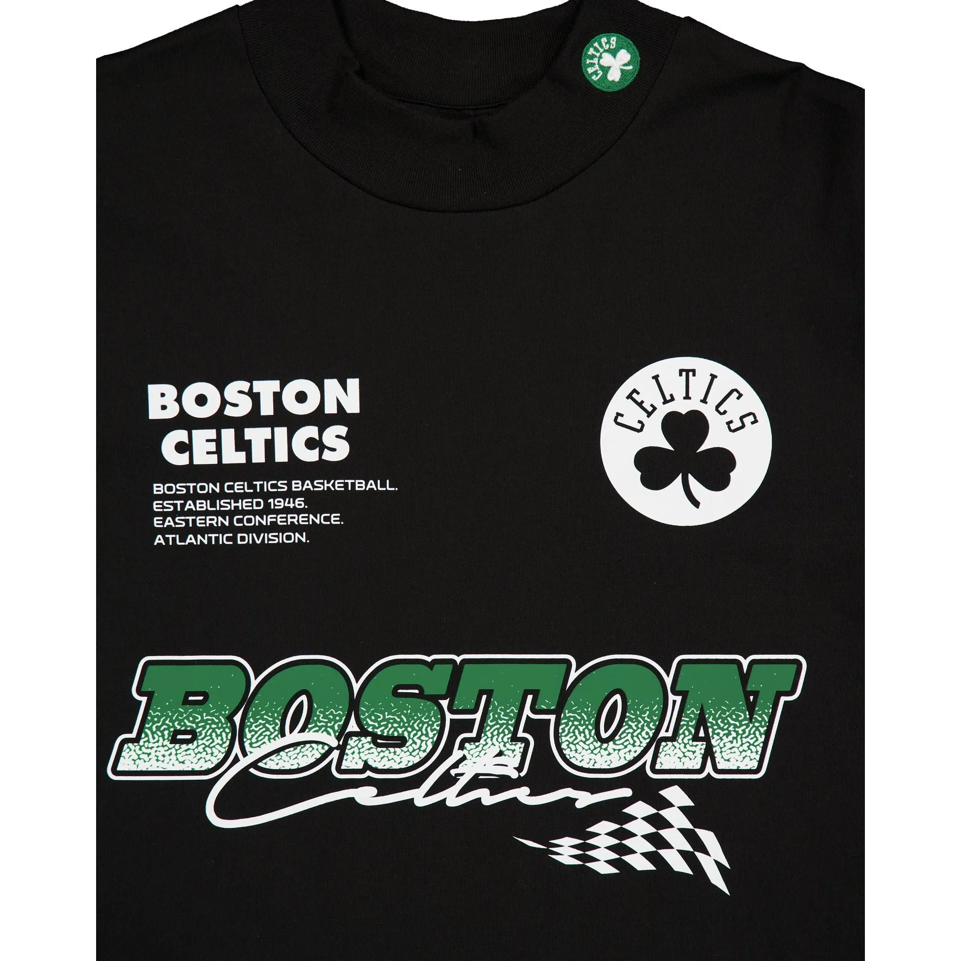 Boston Celtics Modern Speed Black Long Sleeve T-Shirt sold by New Era product image thumbnail 3