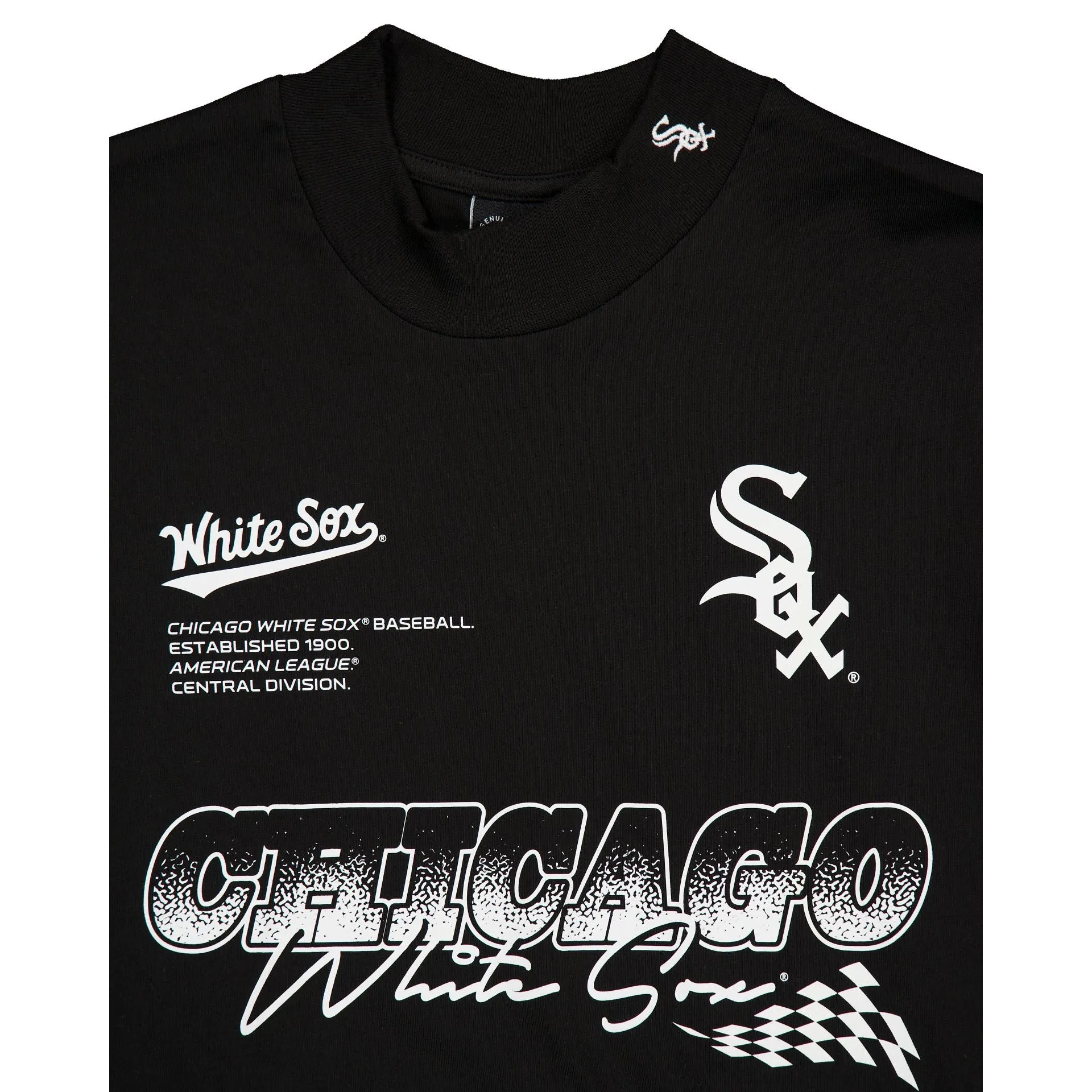 Chicago White Sox Modern Speed Black Long Sleeve T-Shirt sold by New Era product image thumbnail 3