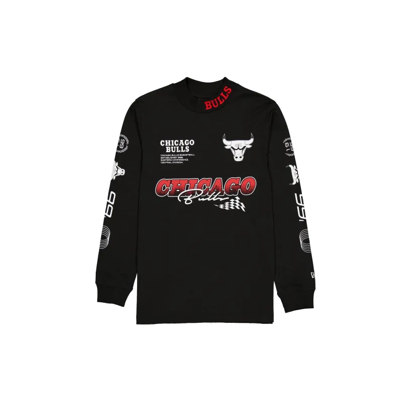 Chicago Bulls Modern Speed Black Long Sleeve T-Shirt sold by New Era