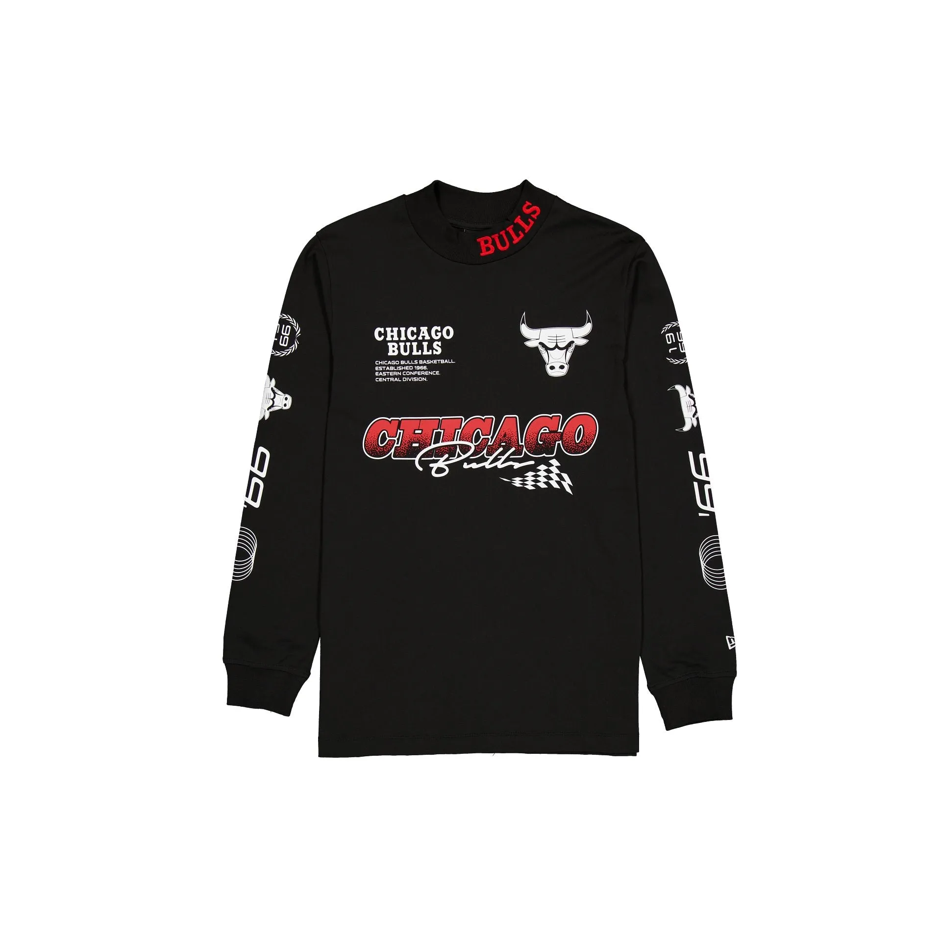 Chicago Bulls Modern Speed Black Long Sleeve T-Shirt sold by New Era