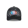 San Francisco 49ers Gradient Raceway 9FORTY M-Crown A-Frame Trucker Hat sold by New Era