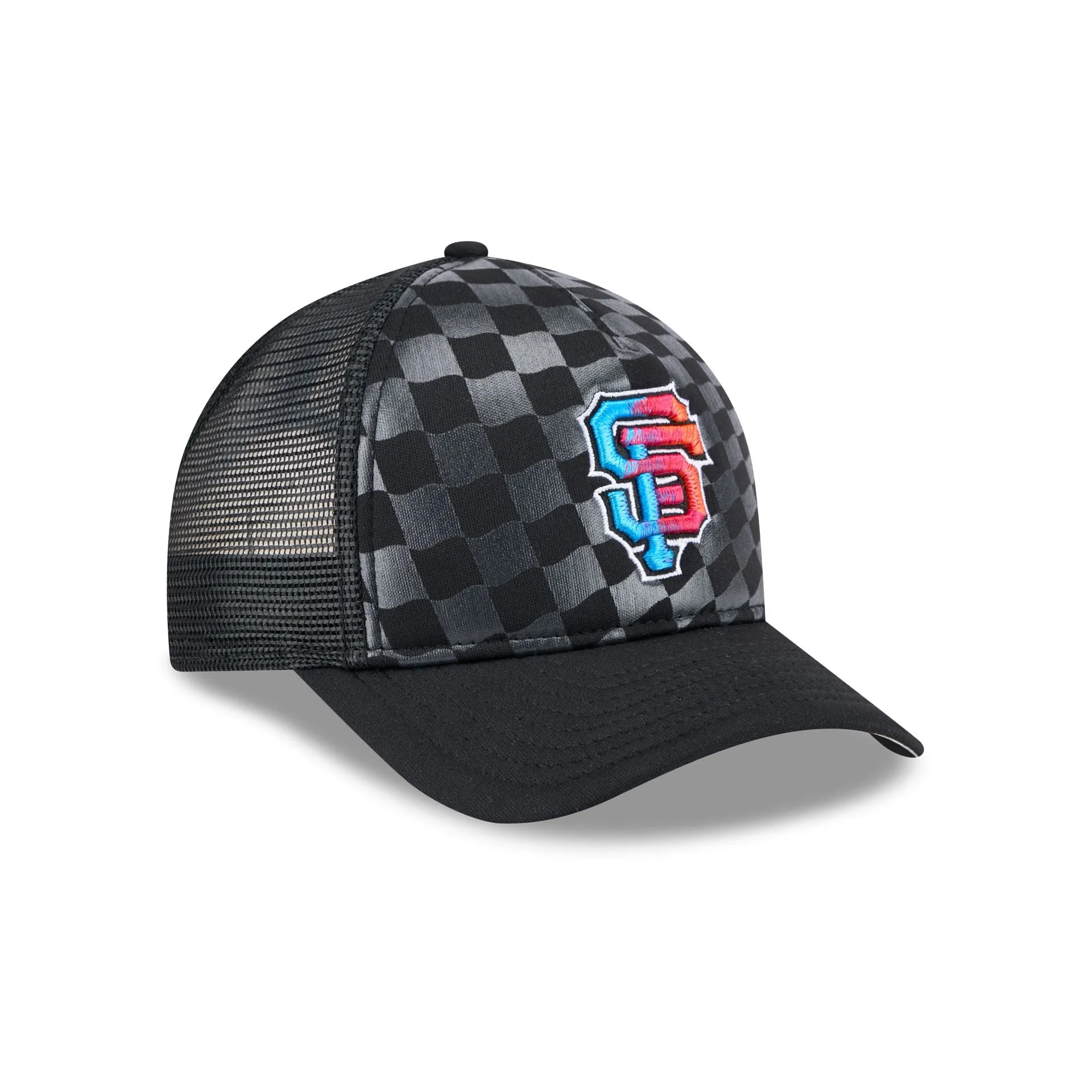San Francisco Giants Gradient Raceway 9FORTY M-Crown A-Frame Trucker Hat sold by New Era product image thumbnail 3