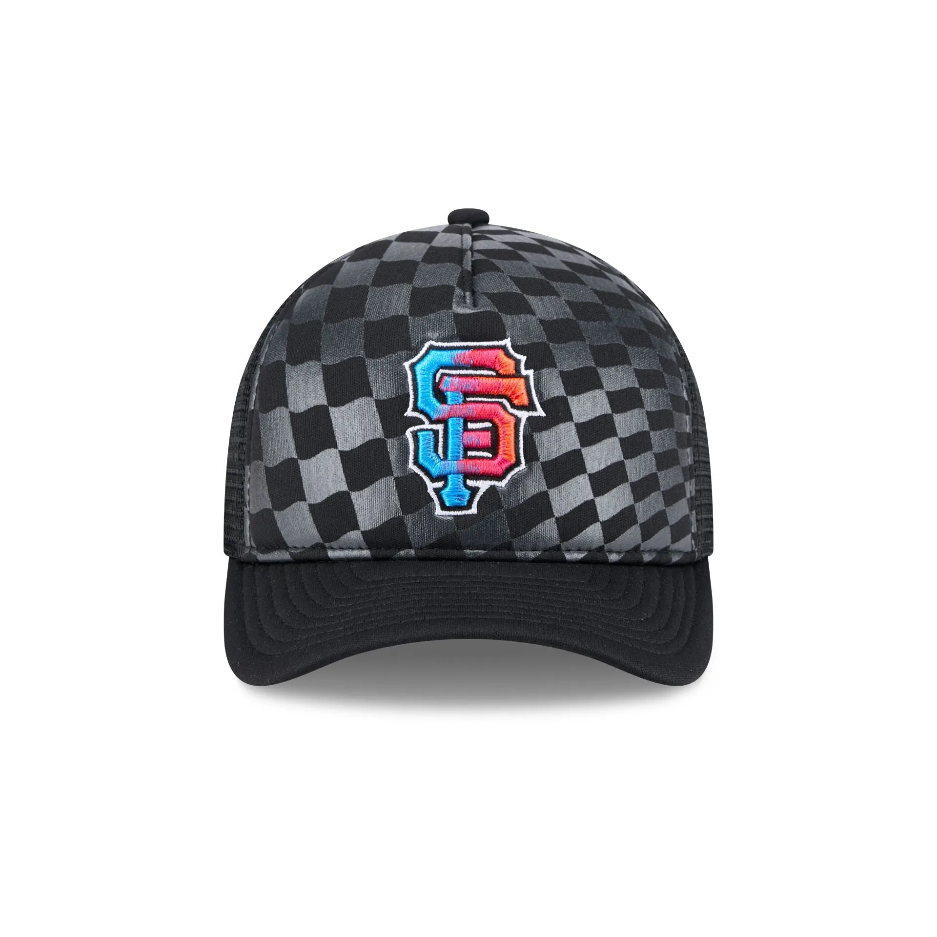 San Francisco Giants Gradient Raceway 9FORTY M-Crown A-Frame Trucker Hat sold by New Era product image thumbnail 2