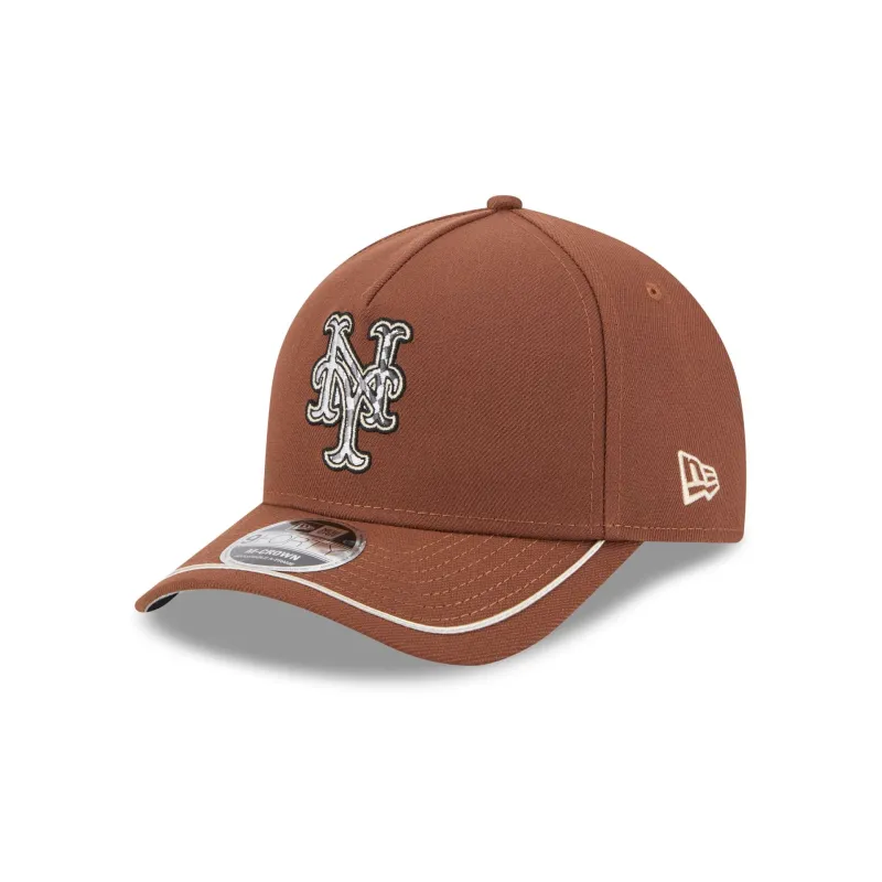 New York Mets Motorsport 9FORTY M-Crown A-Frame Snapback Hat sold by New Era
