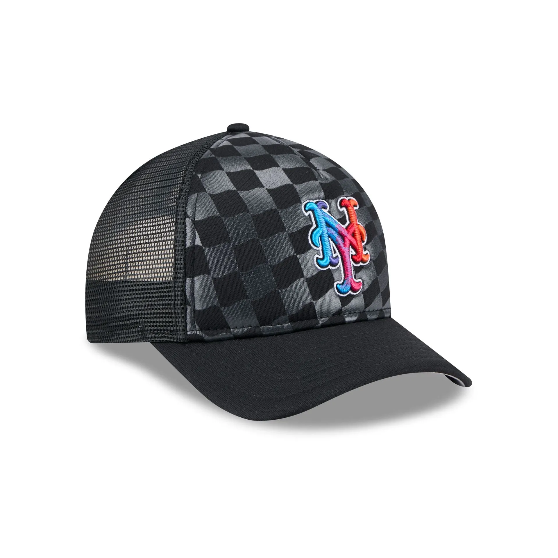New York Mets Gradient Raceway 9FORTY M-Crown A-Frame Trucker Hat sold by New Era product image thumbnail 3