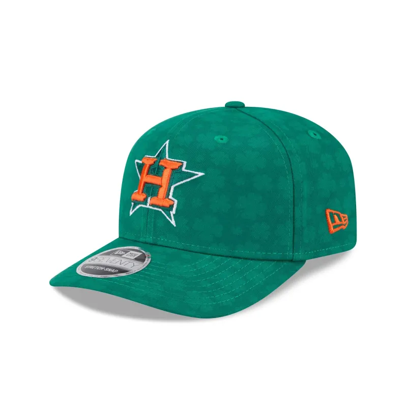 Houston Astros St. Patrick's Day 2025 9SEVENTY Stretch-Snap Hat sold by New Era