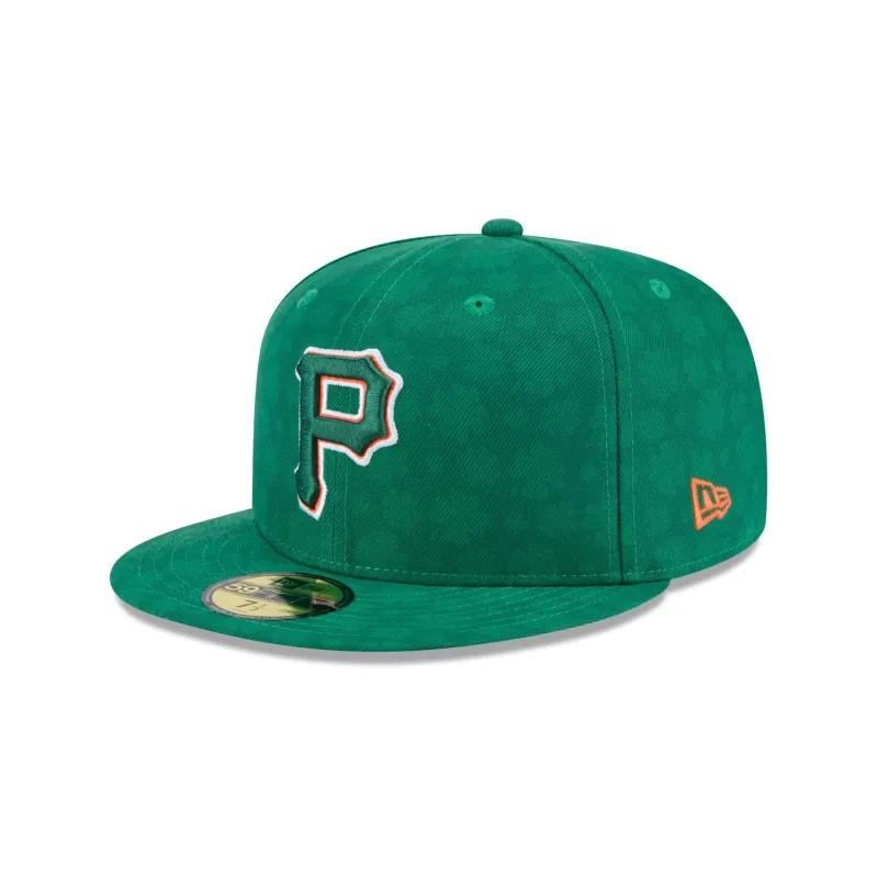 Pittsburgh Pirates St. Patrick's Day 2025 59FIFTY Fitted Hat sold by New Era
