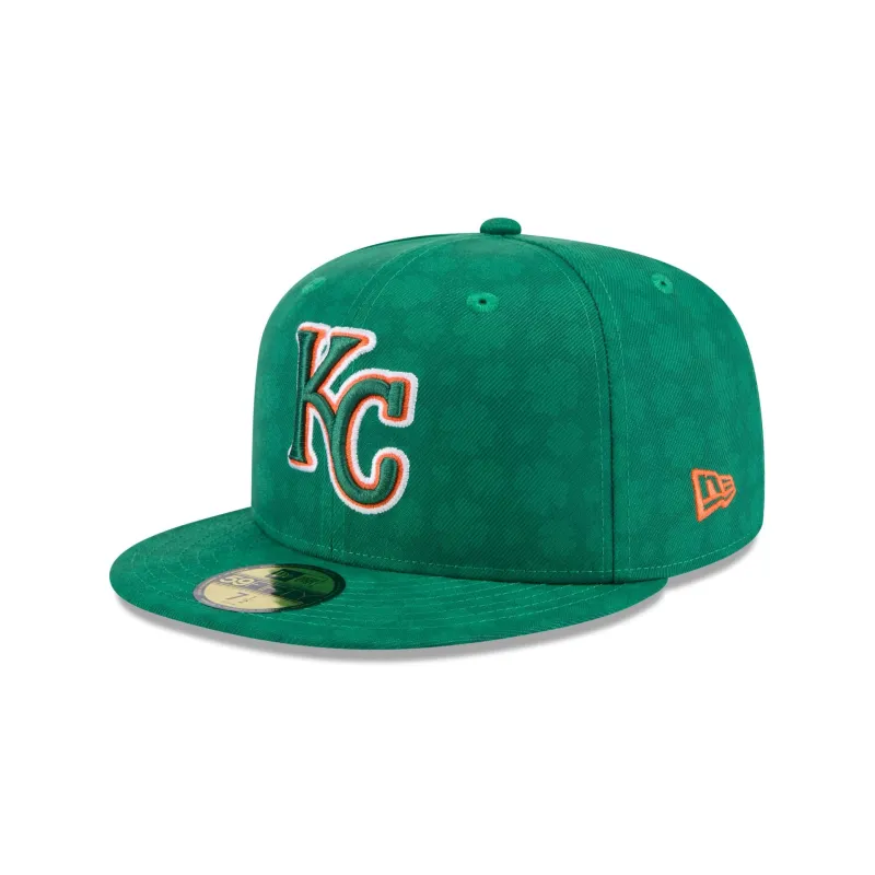Kansas City Royals St. Patrick's Day 2025 59FIFTY Fitted Hat sold by New Era