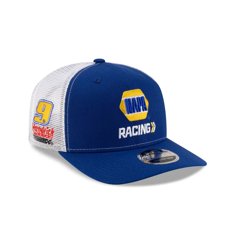Hendrick Motorsports Chase Elliott NAPA Racing Partner 9SEVENTY Stretch-Snap Trucker Hat sold by New Era