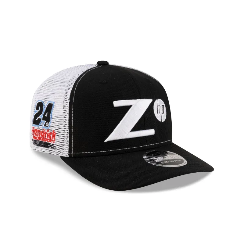 Hendrick Motorsports William Byron Z HP Partner 9SEVENTY Stretch-Snap Trucker Hat sold by New Era