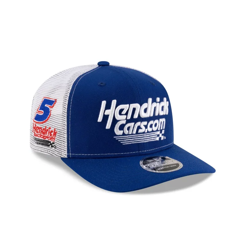 Hendrick Motorsports Kyle Larson Cars.com Partner 9SEVENTY Stretch-Snap Trucker Hat sold by New Era
