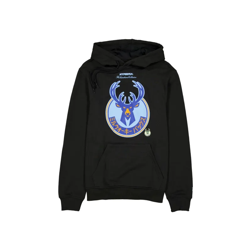 Hyperfly Katakana x Milwaukee Bucks 2025 All-Star Game Hoodie sold by New Era