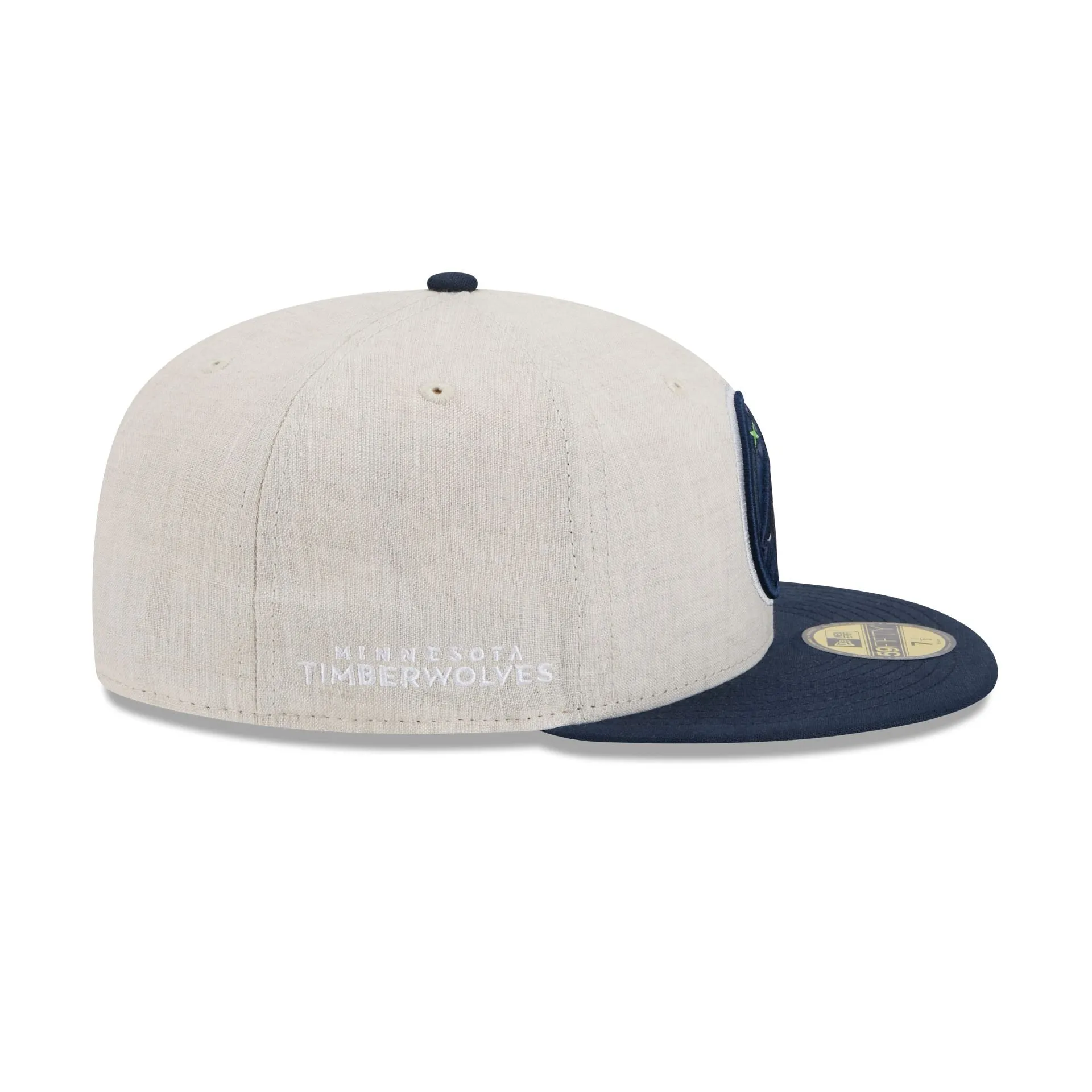 Minnesota Timberwolves Linen 59FIFTY Fitted Hat sold by New Era product image thumbnail 4