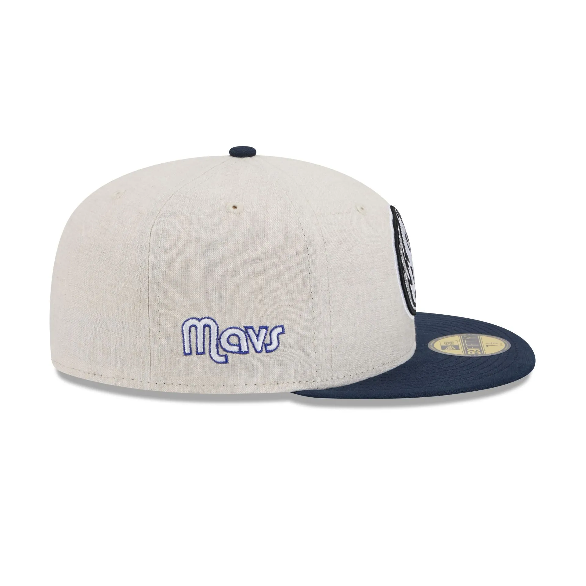 Dallas Mavericks Linen 59FIFTY Fitted Hat sold by New Era product image thumbnail 4