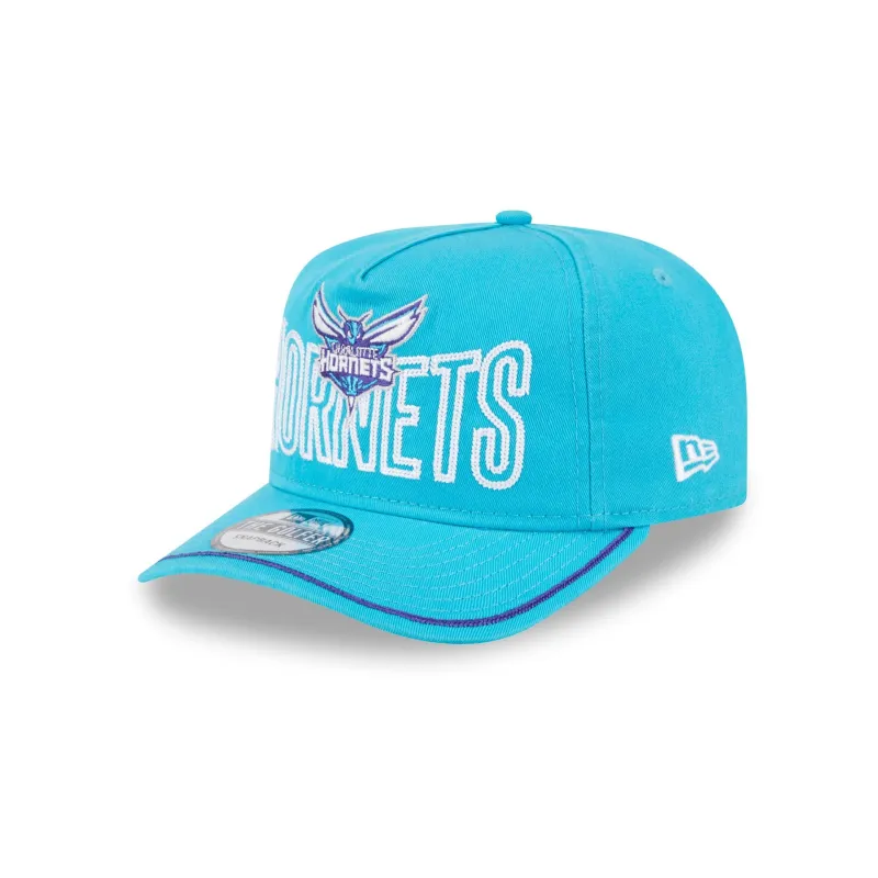 Charlotte Hornets Chainstitch Golfer Hat sold by New Era