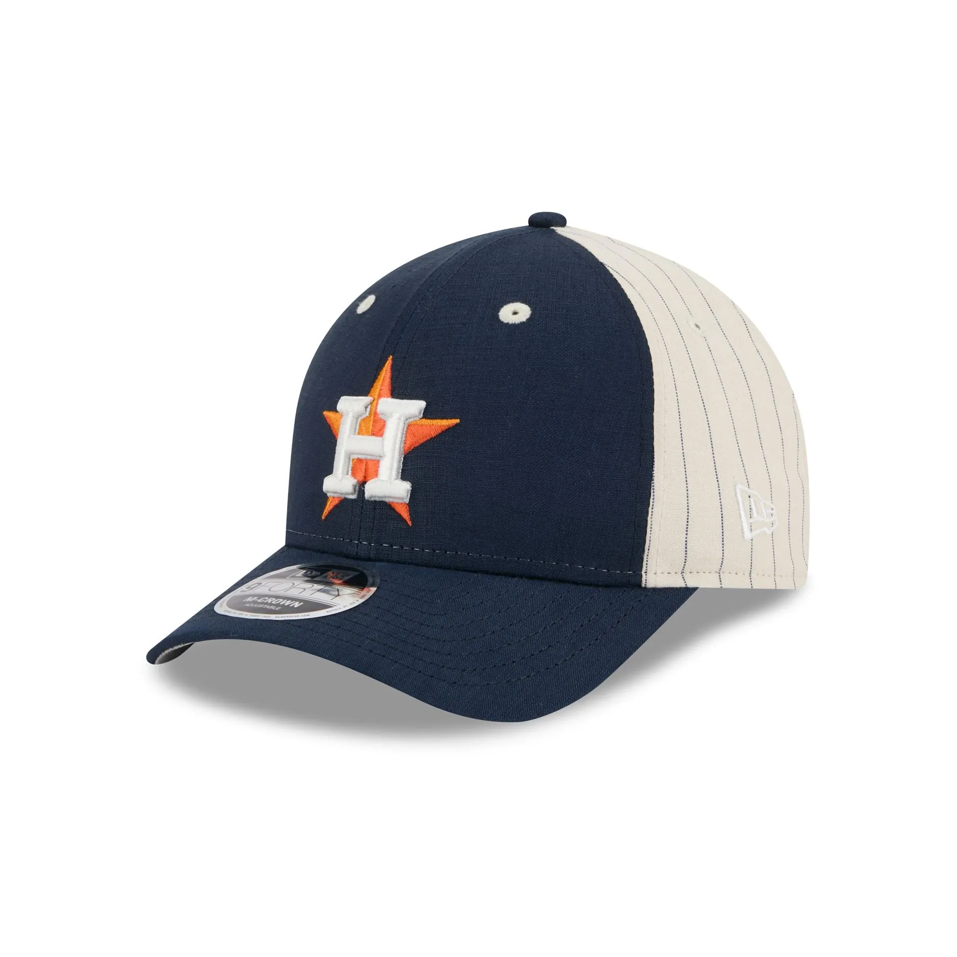 Houston Astros Linen 9FORTY M-Crown Snapback Hat sold by New Era